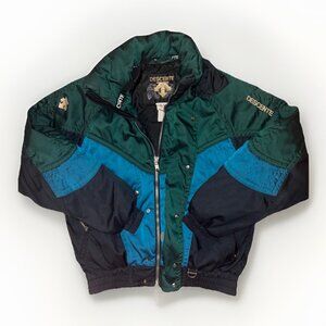Men’s Descente Iridescent Green/Blue Winter Jacket Size M